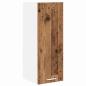 Preview: Hängeschrank Riga 2 pcs Altes Holz und Weiß 30 x 31 x 80 cm