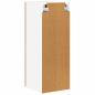 Preview: Hängeschrank Riga 2 pcs Altes Holz und Weiß 30 x 31 x 80 cm
