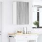 Preview: Hängeschrank mit Tür Riga Grau Sonoma und Weiß 50 x 31 x 80 cm