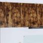Preview: ARDEBO.de - Hängeschrank mit Regal Riga Geräucherte Eiche 60 x 31 x 80 cm