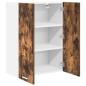 Preview: Hängeschrank mit Regal Riga Geräucherte Eiche 60 x 31 x 80 cm