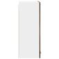 Preview: Hängeschrank mit Regal Riga Geräucherte Eiche 60 x 31 x 80 cm