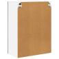 Preview: Hängeschrank mit Regal Riga Geräucherte Eiche 60 x 31 x 80 cm