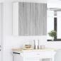 Preview: Hängeschrank Riga Graues Sonoma 80 x 31 x 80 cm Holzwerkstoff