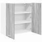 Preview: Hängeschrank Riga Graues Sonoma 80 x 31 x 80 cm Holzwerkstoff