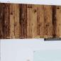 Preview: ARDEBO.de - Hängeschrank mit Tür Riga Altholz 80 x 31 x 80 cm Holzwerkstoff