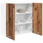 Preview: Hängeschrank mit Tür Riga Altholz 80 x 31 x 80 cm Holzwerkstoff