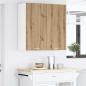 Preview: Hängeschrank Artisan-Eiche 80 x 31 x 80 cm Holzwerkstoff