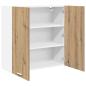 Preview: Hängeschrank Artisan-Eiche 80 x 31 x 80 cm Holzwerkstoff