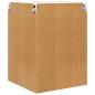 Preview: Hängeschrank Riga Artisan-Eiche und Weiß 57 x 57 x 80 cm