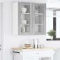 Preview: Hängeschrank Riga Graues Sonoma 40 x 31 x 80 cm Holzwerkstoff