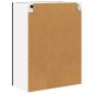 Preview: Hängeschrank mit Tür Riga Schwarz Eichen-Optik 60 x 31 x 80 cm