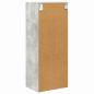 Preview: Hängeschrank Riga Beton Grau 40 x 29,5 x 100 cm Holzwerkstoff
