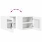 Preview: Küchenhängeschrank 2 pcs Weiß 40 x 31 x 40 cm Holzwerkstoff