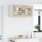 Preview: Wandglas-Schrank LUCCA 2 stk. Sonoma-Eiche Holzwerkstoff