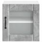 Preview: ARDEBO.de - Küchenhängeschrank mit Regal 2 pcs Beton Grau 40 x 31 x 40 cm