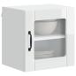 Preview: Wandglas-Schrank LUCCA 2 stk. Hochglanz Wei? Holzwerkstoff