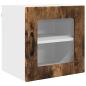 Preview: Küchenhängeschrank mit Regal Geräucherte Eiche 40 x 31 x 40 cm