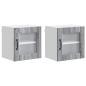 Preview: ARDEBO.de - Küchenhängeschrank 2 pcs Graues Sonoma 40 x 31 x 40 cm