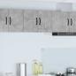 Preview: ARDEBO.de - Küchenhängeschrank mit Regal 2 pcs Beton Grau 30 x 31 x 40 cm