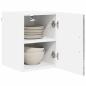Preview: Küchenhängeschrank mit Regal 2 pcs Beton Grau 30 x 31 x 40 cm