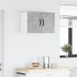Preview: Küchenhängeschrank mit Regal 2 pcs Beton Grau 30 x 31 x 40 cm
