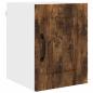 Preview: Küchenhängeschrank mit Regal Geräucherte Eiche 30 x 31 x 40 cm