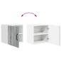 Preview: Wandschrank LUCCA Graues Sonoma 40 x 31 x 40 cm Holzwerkstoff