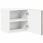 Preview: Küchenhängeschrank mit Regal Braun Eichen-Optik 40 x 31 x 40 cm
