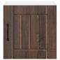 Preview: ARDEBO.de - Küchenhängeschrank 2 pcs Braun Eichen-Optik 40 x 31 x 40 cm