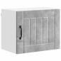 Preview: Küchenhängeschrank mit Regal 2 pcs Beton Grau 50 x 31 x 40 cm