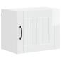Preview: Küchenhängeschrank Hochglanz Weiß 50 x 31 x 40 cm Holzwerkstoff