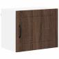 Preview: Küchenhängeschrank mit Regal Braun Eichen-Optik 50 x 31 x 40 cm