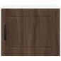 Preview: Küchenhängeschrank mit Regal Braun Eichen-Optik 50 x 31 x 40 cm
