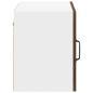 Preview: Küchenhängeschrank mit Regal Braun Eichen-Optik 50 x 31 x 40 cm
