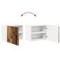 Preview: Küchenhängeschrank 2 pcs Altholz 50 x 31 x 40 cm Holzwerkstoff