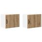 Preview: Küchenhängeschrank 2 pcs Artisan-Eiche 50 x 31 x 40 cm