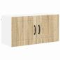 Preview: Küchenhängeschrank Sonoma-Eiche 80 x 31 x 40 cm Holzwerkstoff