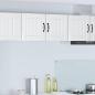 Preview: ARDEBO.de - Küchenhängeschrank Hochglanz Weiß 80 x 31 x 40 cm Holzwerkstoff