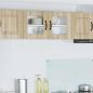Preview: ARDEBO.de - Küchenhängeschrank Sonoma-Eiche 80 x 31 x 40 cm Holzwerkstoff