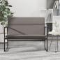 Preview: ARDEBO.de - Sitzbank Taupe 100x64x80 cm Stoff