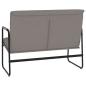 Preview: Sitzbank Taupe 100x64x80 cm Stoff