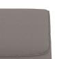 Preview: Sitzbank Taupe 100x64x80 cm Stoff