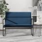 Preview: ARDEBO.de - Sitzbank Blau 100x64x80 cm Stoff