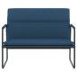 Preview: Sitzbank Blau 100x64x80 cm Stoff