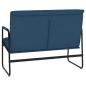 Preview: Sitzbank Blau 100x64x80 cm Stoff
