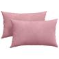 Preview: Sofakissen 2 pcs Rosa 50 x 30 cm Cordstoff