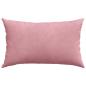 Preview: Sofakissen 2 pcs Rosa 50 x 30 cm Cordstoff