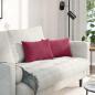 Preview: ARDEBO.de - Sofakissen 2 pcs Weinrot 50 x 30 cm Cordstoff