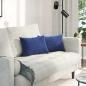 Preview: ARDEBO.de - Sofakissen 2 pcs Polizeiblau 50 x 30 cm Cordstoff